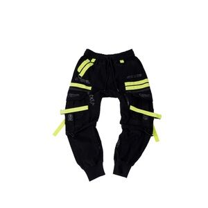 Moonmay Sold Out Black and Yellow Speed Jogger